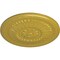 Ekena Millwork Temple Ceiling Medallion (Fits Canopies up to 9 1/4"), Hand-Painted Rich Gold, 24"OD x 1 5/8"P CM24TERGS - alternate 2